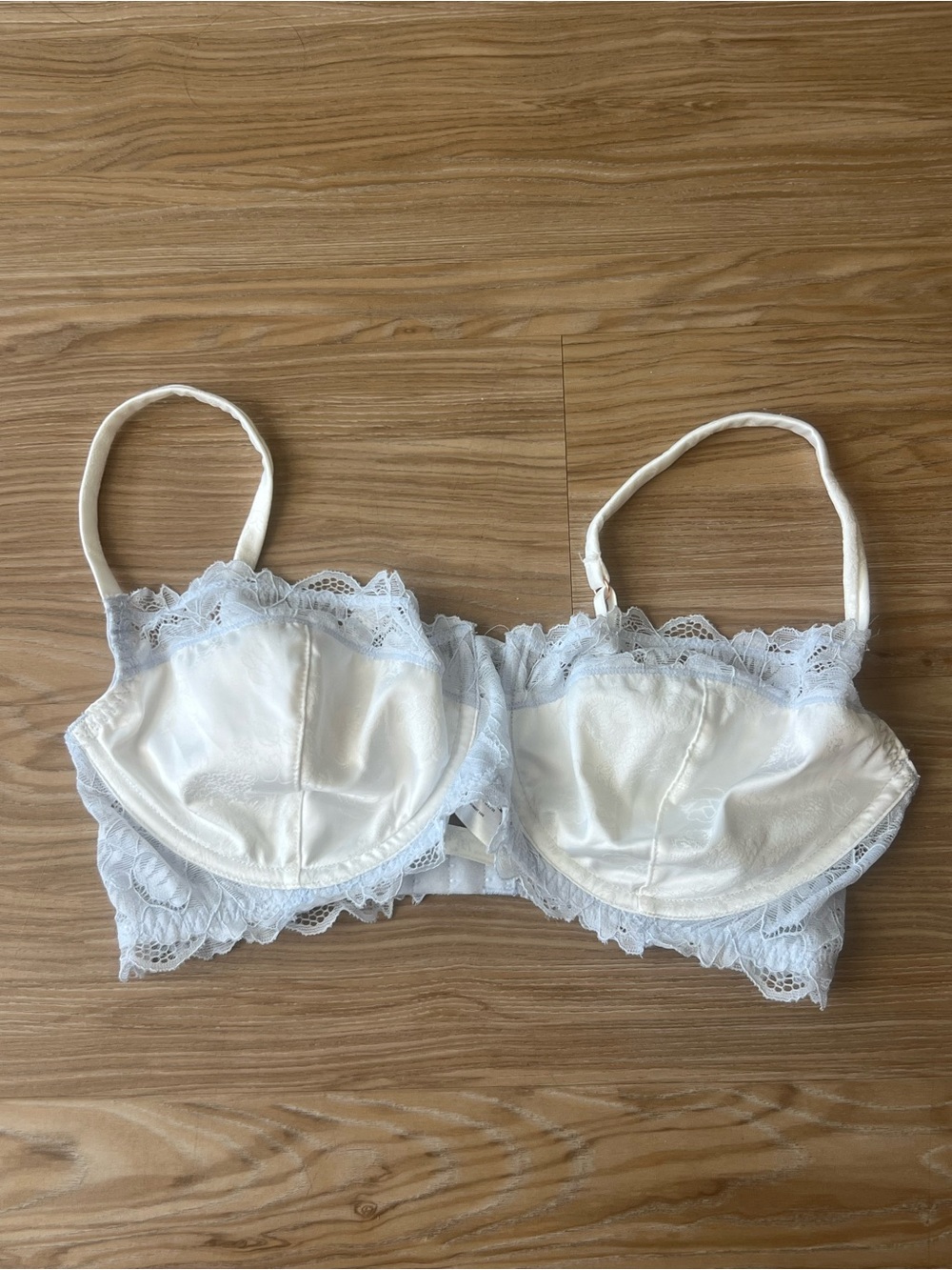 free people intitmately Spring Fling Lace & Jacquard Underwire Bra